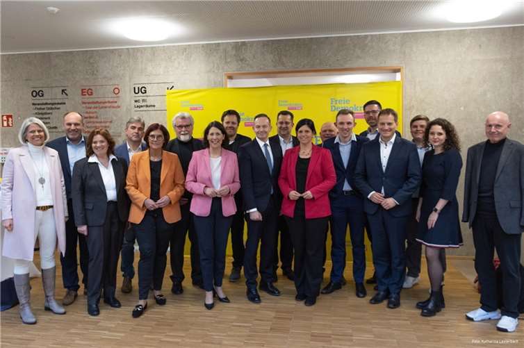 Ulrich van Bebber (re.) wurde in den neuen FDP-Landesvorstand unter Volker Wissing gewählt.  Foto: privat