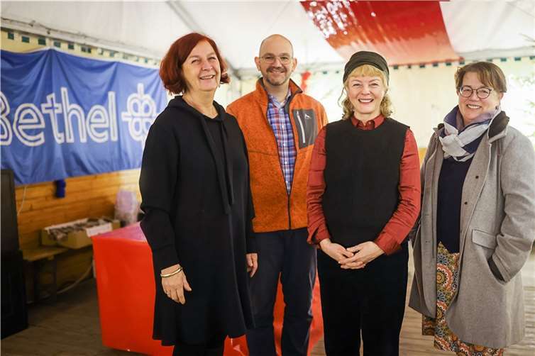 Ulrike Dobrowolny (v. l.), Christian Falkenstein, Christa Kosmala und Claudia Hoffmann bilden das Team der Trauma- und Trauerkoordination in Bad Neuenahr-Ahrweiler.  Foto: Sarah Jonek