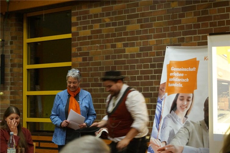 Ein wandernder Geselle bei der Kolpingfamilie Lahnstein, St. Martin