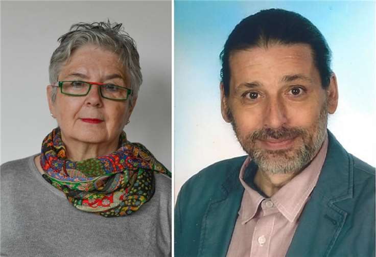 Ulrike Weiwad-Klenk und Dr. Jeorjios Beyer.Quelle: Rhein-Lahn-Kreis