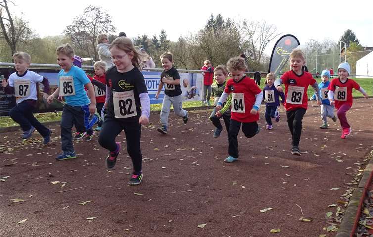 Um 13:35 Uhr ist der Start der Bambinis in Sinzig.privat