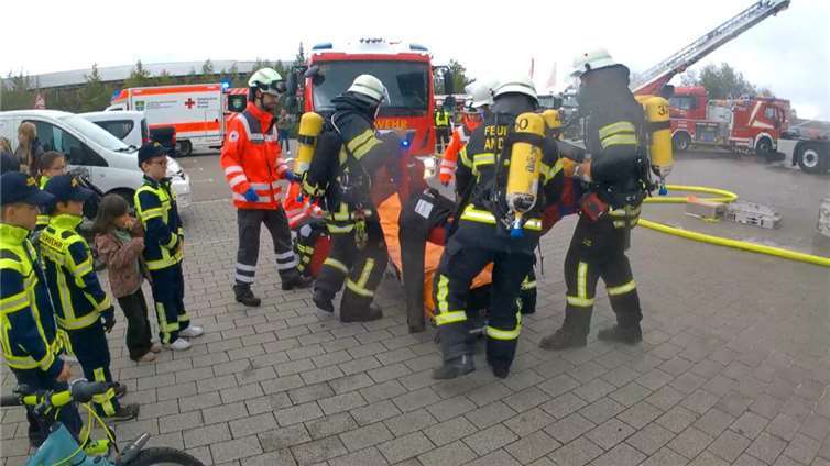 Um 16:00 Uhr wurde die Löscheinheit Eich zu einem „Brand“ beim Fahrzeugbau Müller im Eicher Industriegebiet alarmiert. Foto: privat