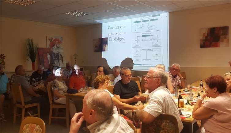 Um Erben und Vererben ging es in der letzten Veranstaltung der IG BCE. Foto: privat