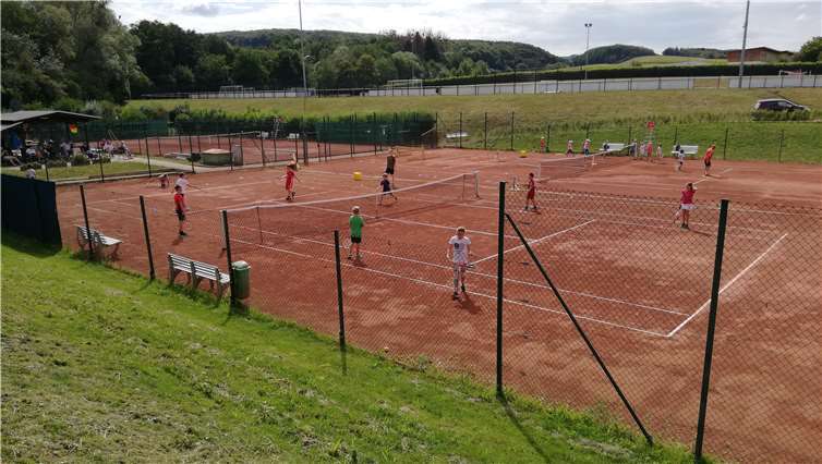 Um dem Abstandsgebot gerecht zu werden wurden am Nachmittag zwei Gruppen gebildet.