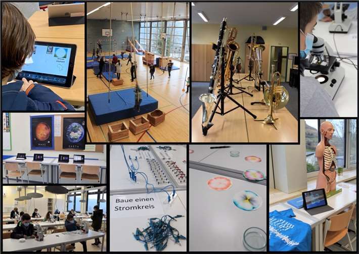 Um den zukünftigen Fünftklässlern die beiden Schulen zu präsentieren, gab es verschiedene Angebote, die in Kleingruppen organisiert waren. Quelle: Realschule plus Cochem