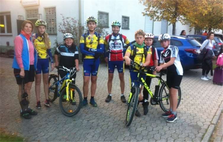 Um die französischen Freunde zu empfangen, mussten erst einige Höhenmeter überwunden werden. privat