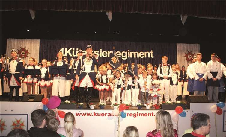 Um ihren Nachwuchs muss sich das Kürassierregiment keine Sorgen machen. -DL-