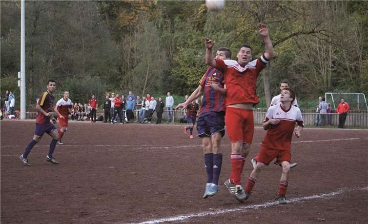 Um jeden Ball wurde gekämpft. privat
