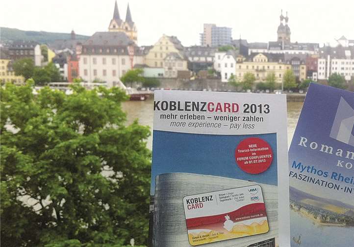 Umfangreiches Koblenzer Kulturangebot mit der „KoblenzCard“. 