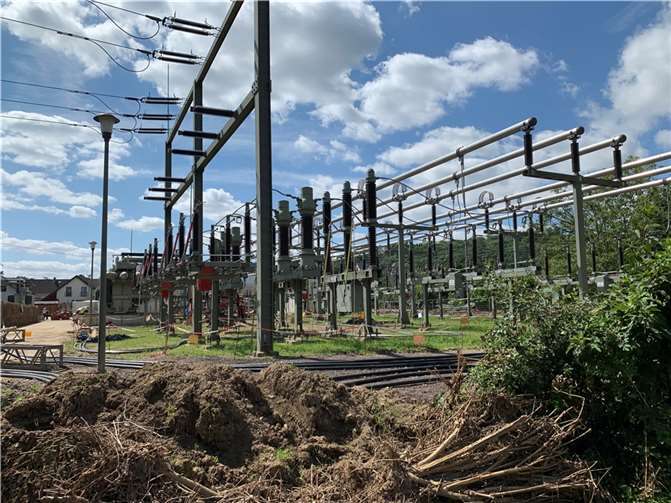 Umspannwerk in Sinzig.  Foto: ROB