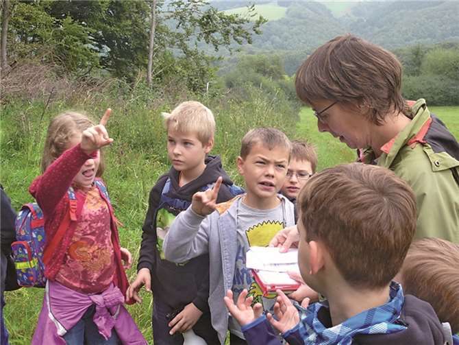 Umweltpädagogin Drenker-Seredszus beantwortete die Fragen rund um die Achtbeiner.privat