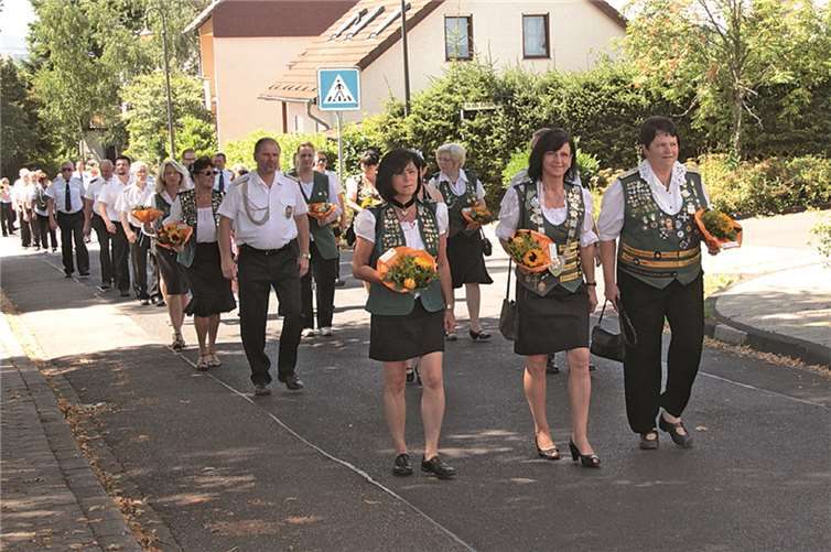 Umzug durch Urbar am Sonntag.