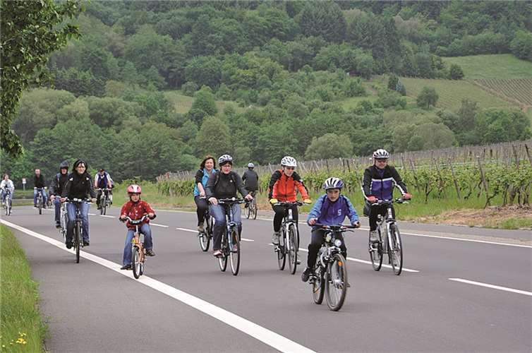 Unbeschwertes Radvergnügen auf dem Moselradweg.Mosellandtouristik GmbH