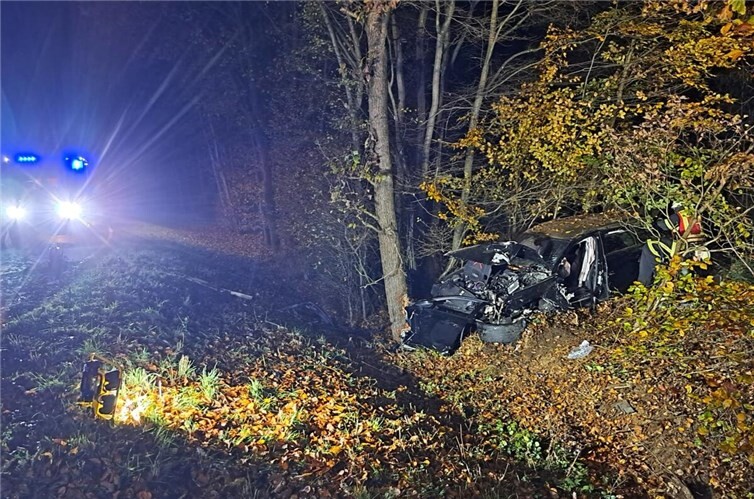 Unfall auf der L254.  Foto: Fw VG Linz