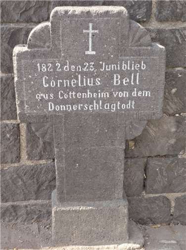 Unfallkreuz von 1822.