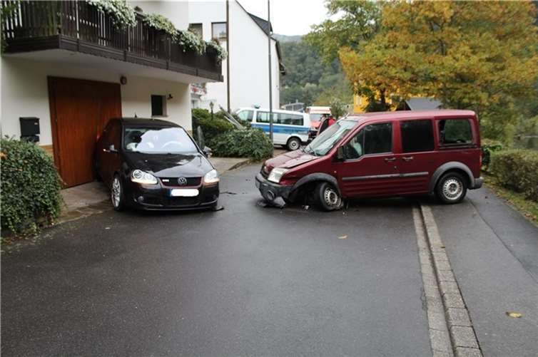Unfallstelle im Elztal. Foto: Polizei