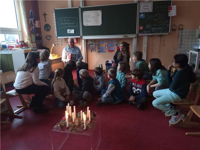 „Unser Bürgermeister ist cool!“ Fotos: Grundschule Niederwerth