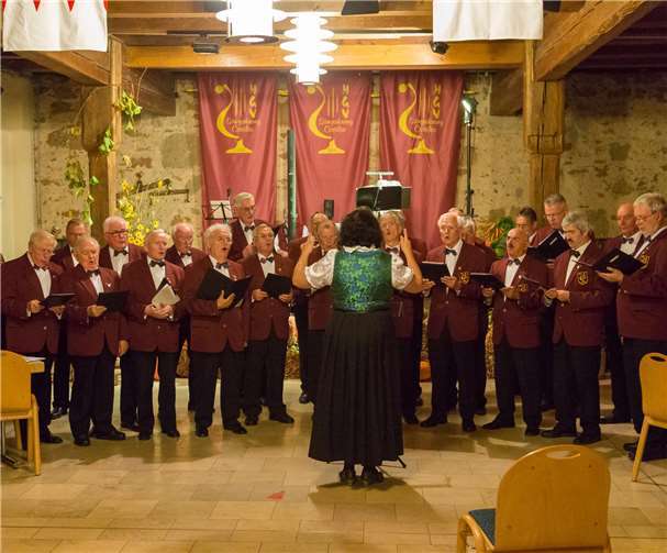 Unser Gastchor aus Neunkirchen am Brand in Franken.Martin Walz