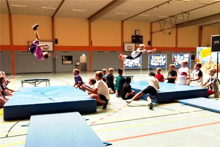 Unsere Sportklasse 6bs begeistert das Publikum