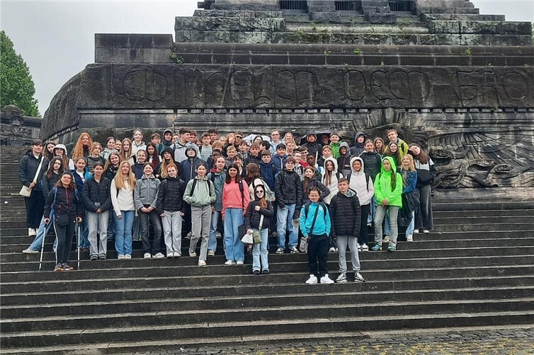 Unsere deutsch-französische Gruppe in Koblenz