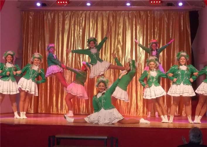 Unsere großen Funken bei der Prinzenproklamation in Höhr-Grenzhausen.