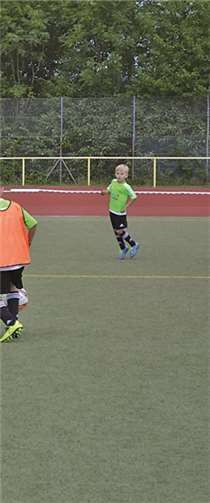 Unter Anleitung erfahrener Trainer wurde geübt.