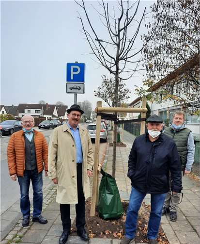 Unter Einhaltung der Corona-Auflagen machten sich dieser Tage fünf NUV-Vertreter vor Ort ein Bild von den durchgeführten Arbeiten.Foto: NUV