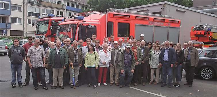 Unter anderem besichtigte die Gruppe die „Feuerwache 1“ - die älteste Feuerwache der Stadt.privat