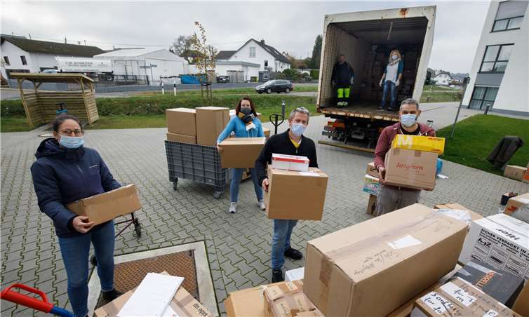 Unter anderem sind 60 Hygienepakete unterwegs, die dringend gebraucht werden.Foto: privat