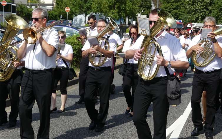 Unter anderem sorgte der Musikverein Kail/Klotten beim Weinfest für gute Unterhaltung.
