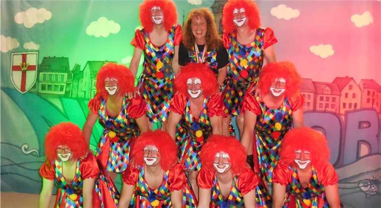 Unter dem Motto „Clown“ bestreiten die Chaos Dancers ihre letzte Session. privat