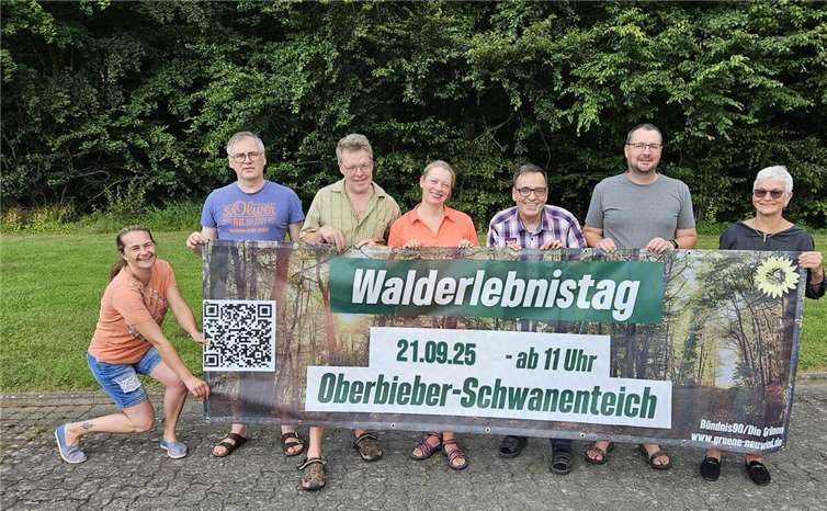 Unter dem Motto „Gemeinsam! Für den Wald.“ laden die Grünen am Sonntag, 21. September 2025, von 11 bis 16 Uhr zum Walderlebnistag ins Aubachtal nach Oberbieber ein. Foto: privat