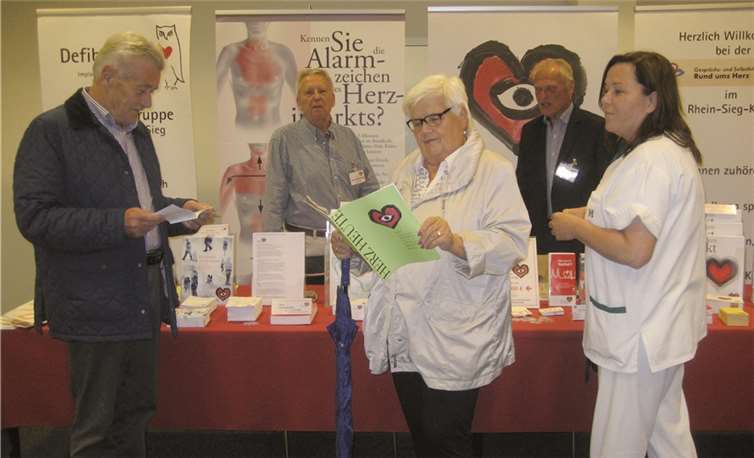 Unter dem Motto „ Medizin mit Herz“ hatte auch die Deutsche Herzstiftung einiges zu bieten. Privat