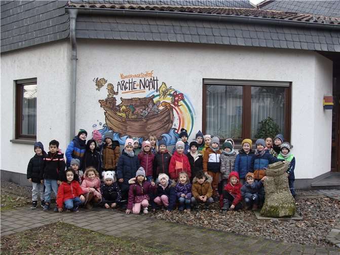 Unter dem Motto „Pellenz-Schukis auf Entdeckungstour“ unternahmen die zukünftigen Schulkinder der Kindertagesstätte „Arche Noah“ eine Erkundungstour durch ihr Heimatdorf Plaidt. Foto: privat