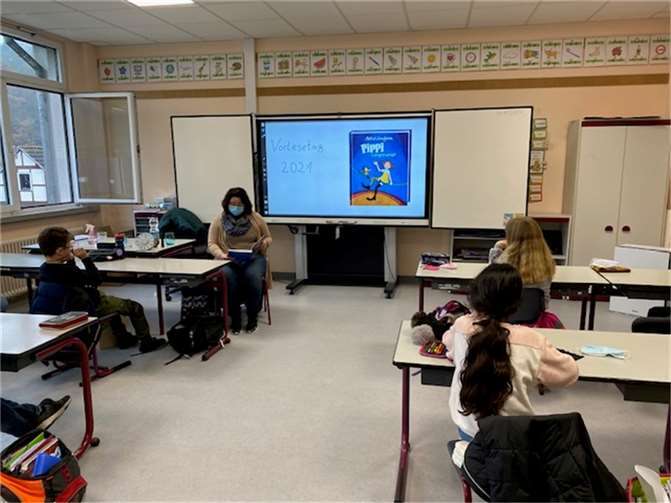 Unter dem Motto „Vorlesen braucht Vorbilder“ haben wieder einige Freiwillige den Schülern vorgelesen. Foto: privat