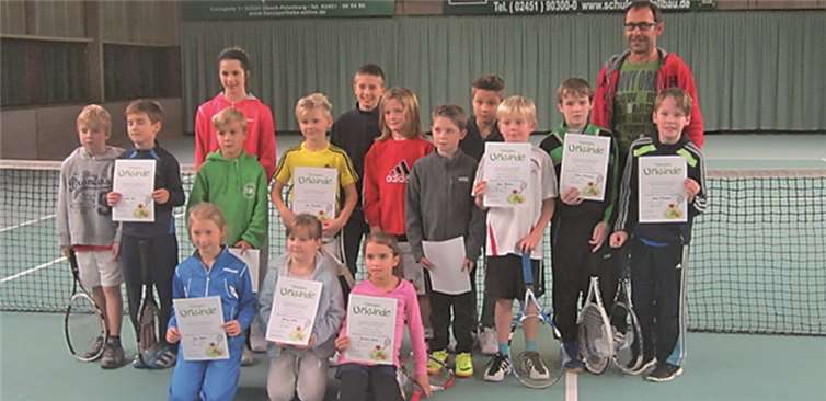 Unter den 16 talentierten Nachwuchsspielern waren die drei Altenahrer tonangebend.privat