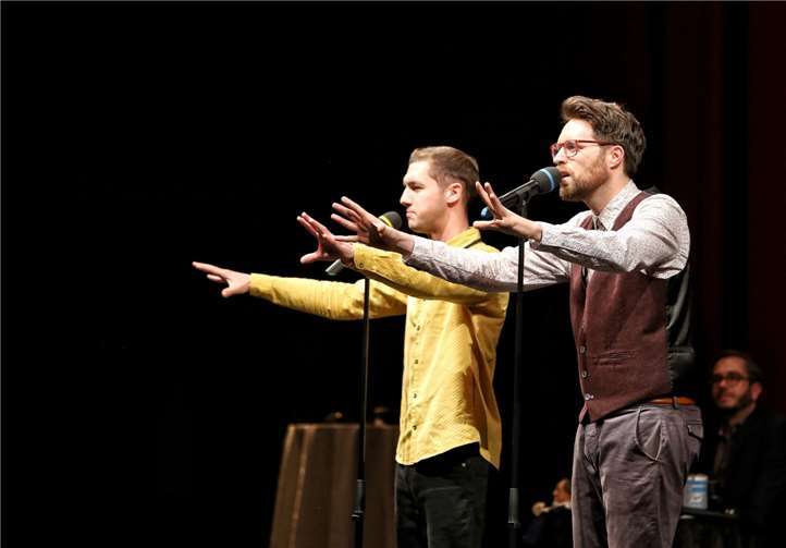 Unter den jungen Dichtern sind am 3. Oktober sind auch „Die Fabelstapler“. Foto: privat