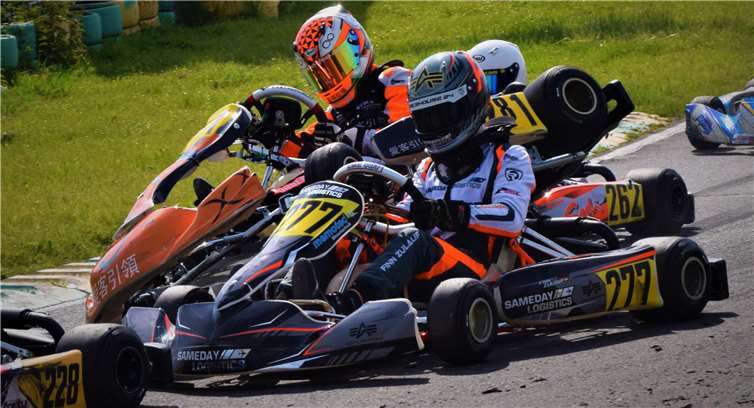 Unter keinem guten Stern stand Enrico Förderers Start bei der Rotax Max Challenge Germany. Foto: Storm Photography
