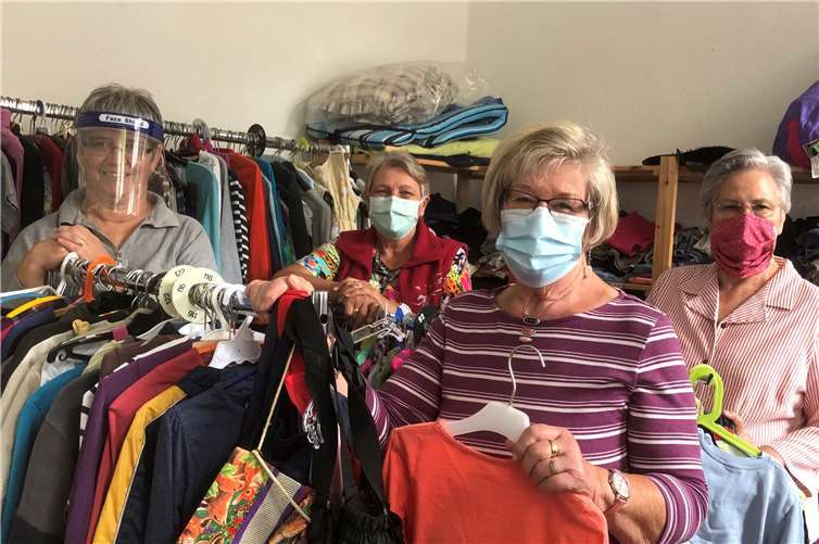 Unter strenger Beachtung der notwendigen Vorsichtsmaßnahmen kann die Kleiderkammer wieder öffnen. Foto: privat