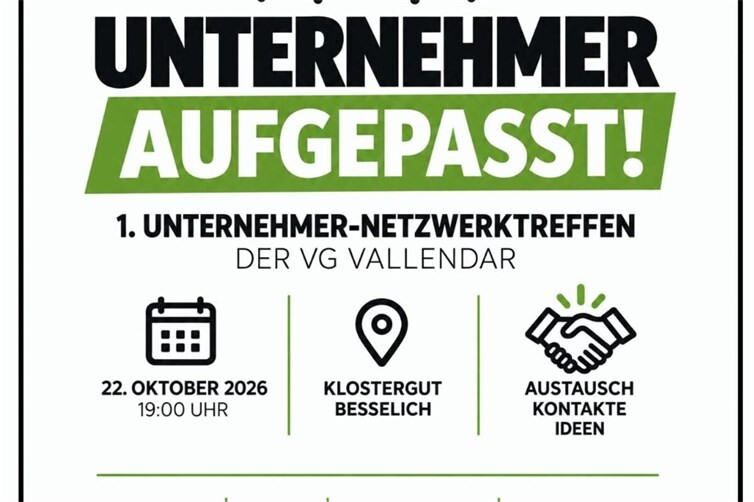 Unternehmertreffen in der Verbandsgemeinde Vallendar