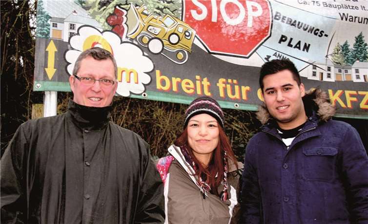 Unterstützen die Änderung der Breite: Kristian Hörstel, Midori Rosbach, Ferhat Yalcinkaya. Ortsverband Bündnis 90/Die Grünen Bendorf