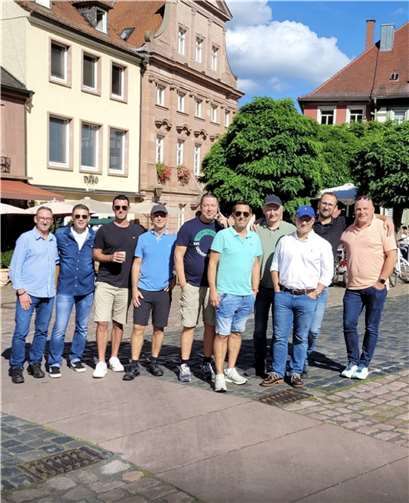 Unterwegs in Miltenberg: Kultur und Kameradschaft bei den Alten Herren. Quelle: FSV Dieblich