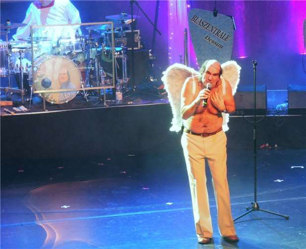 Unterwegs mit Engelsflügeln: Guildo Horn.