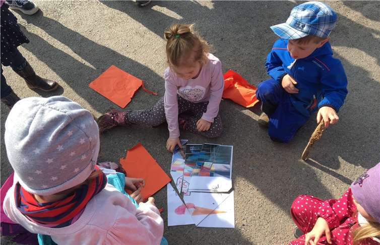 Unterwegs waren verschiedene Aufgaben zu lösen.