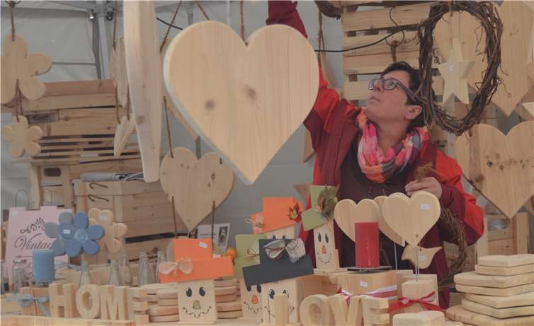 Upcycling mit Paletten konnte bestaunt werden.