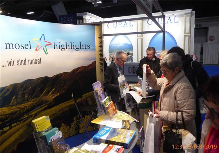 Urlaubsmotive für Belgier an der Mosel sind überwiegend Natur, Wandern, Radfahren, Wein und Kulinarik. Das Ferienland Cochem warb mit dem großen Calmont-Motiv für die Region. Foto: privat