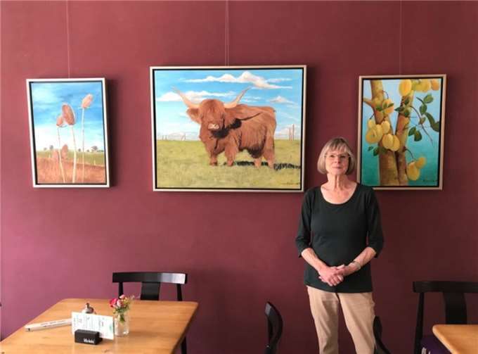 Ursel Tofahrn spielt mit Stilen, Techniken und Themen.  Foto: privat