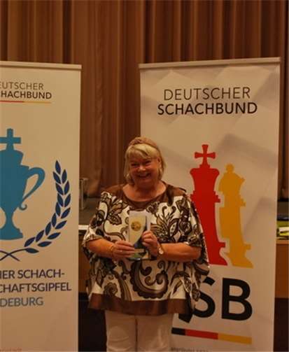 Ursula Schumacher sicherte sich in der Blitzmeisterschaft den Titel.