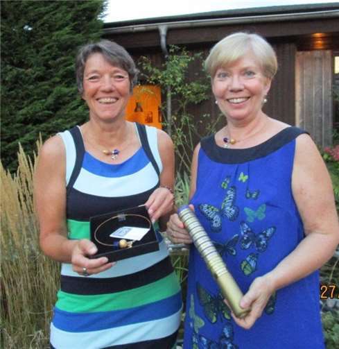 Ute Leonardy gab das Amt an Rose-Marie Brauckmann weiter. Privat