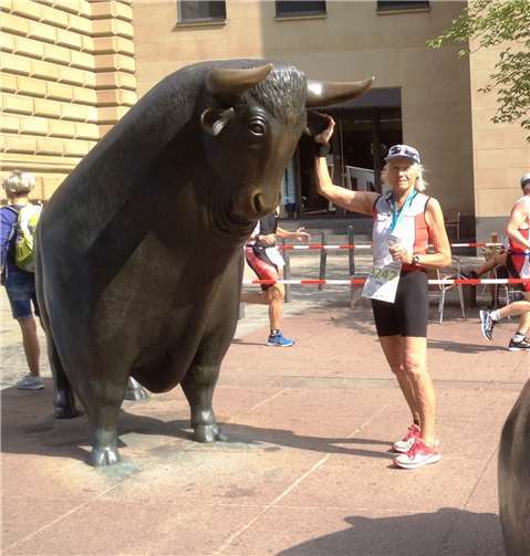 Ute Pechtold in Farnkfurt. Foto: privat